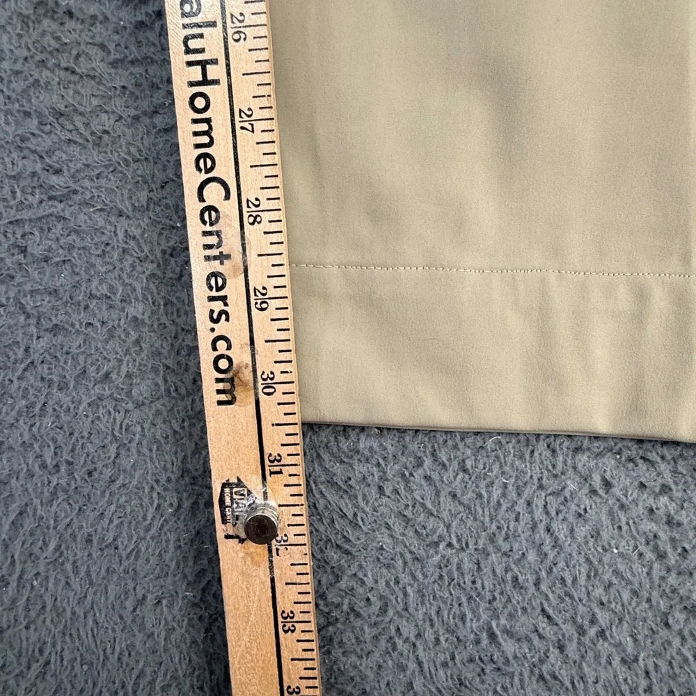 Quince ProTech Golf Pant Men 38 Sand Dune Beige Recycled Polyester Performance